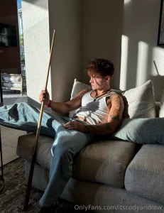 The only thing missing is you bent over this table