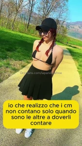 Io che realizzo che i cm non contano solo quando sono le altre a