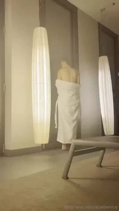 After a shower the evening seems especially quiet in a warm bathrobe 