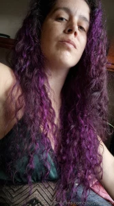 Some fresh purple curls