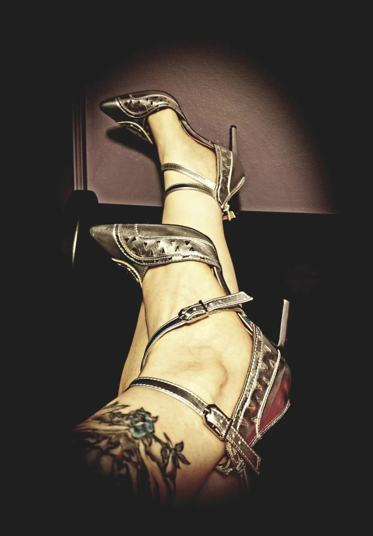 Silver heels 