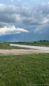 Funnel cloud rainbow and boobies