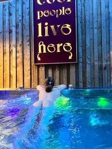 Should i turn around for you or keep teasing with just this view