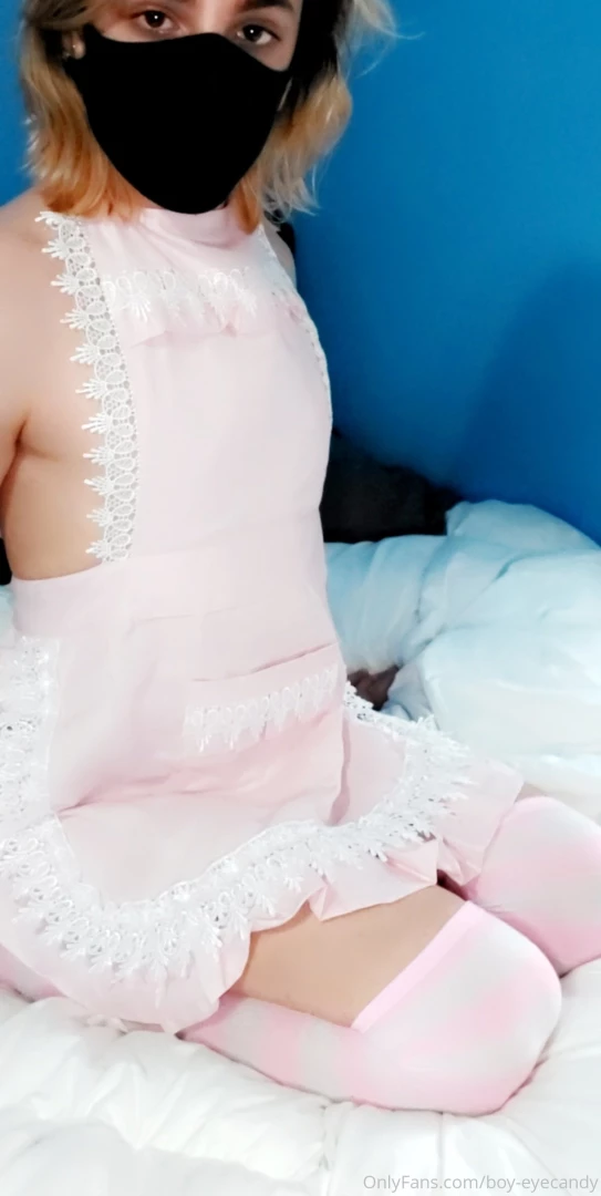 Your maid s new kitchen uniform- i think he likes it part 1 