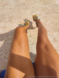 Exotic shoes exotic nail colour exotic feet part 5