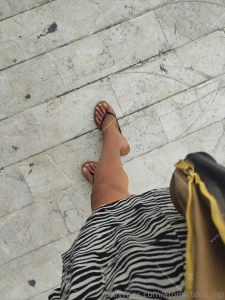 French pedicure and elegant slides part 5