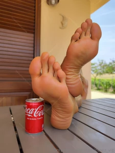 Mini cola and huge beautiful feet part 4