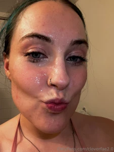 When the cum goes clear and liquidy just before it starts to dry to part 3