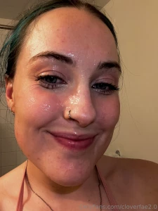 When the cum goes clear and liquidy just before it starts to dry to part 2