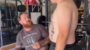 Geraldbottomsxx asked for a spot i don t think he was ready for me to