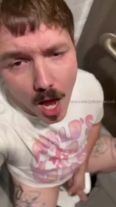 Milking my cock after a good workout 