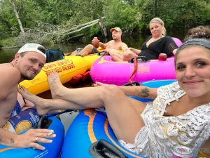 Floatin on the river today