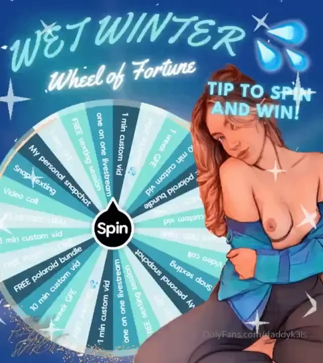 Special winter pricing super high stakes wheel each spin wins - - - - 