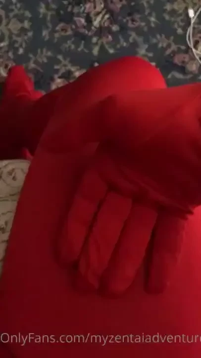 Sensual rubbing of thigns and knees relax breathe clear your mind 