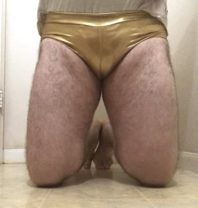 Feeling gold saturday you like my gold shorts part 5