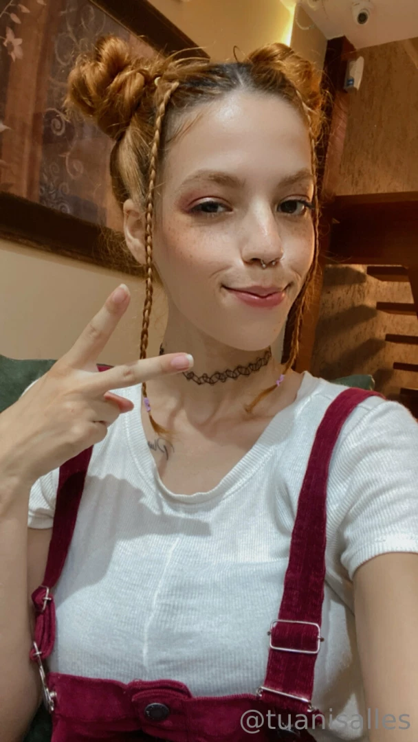 Penteado bonitinho que fiz hoje 