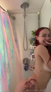 New shower content