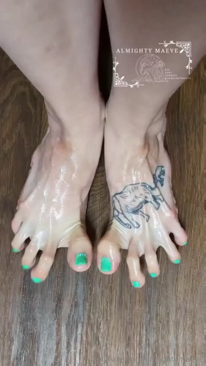 How about some oiled toe wiggles with the new green tip if you wanna 