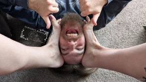 Love feeling his beard on my soles you wish this was you don t you we part 3