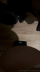 Weigh-in time my feeder bf also wanted to film a couple vids from his part 2