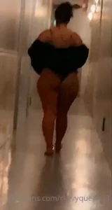 Got wifey to film me walking down the hall again after our hot tub y