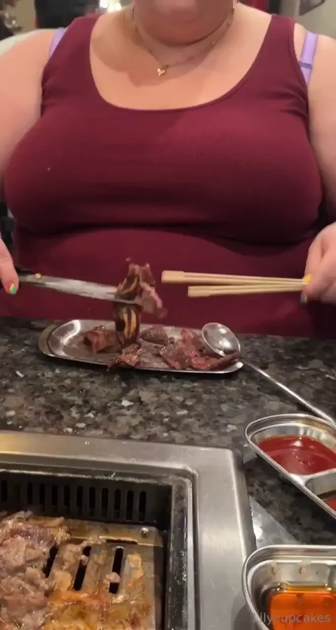 Ate soo much at an all you can eat kbbq place stuffed part 1 