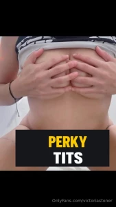 I think they look pretty good here 1 00 min vid playing with my tits