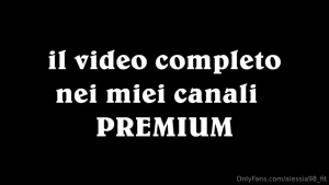 Fuori ora sul profilo vip onlyfans com alessia98vip una super