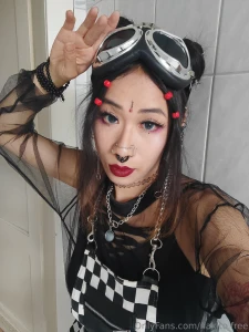 Your local goth girl appears in your area wanna see the whole set sub part 1