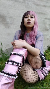 What a bombastically set big and sexy in a cheecky outfit and with big part 1