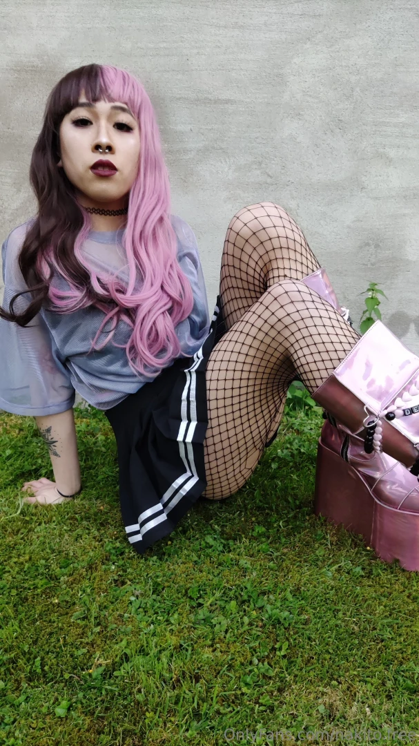 What a bombastically set big and sexy in a cheecky outfit and with big 