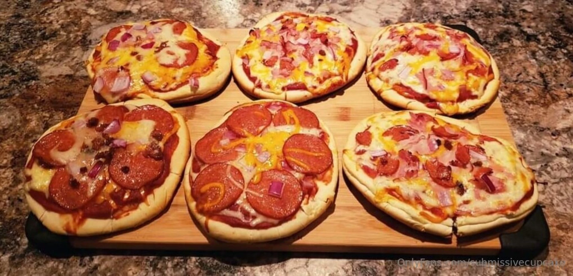 Made little pizzas for dinner part 1 