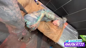 anuskatzz - Tattoo amp sex getting fucked by my tattoo artist after a sesion in part 2 