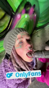 anuskatzz - Face fucked by a graffiti artist in a private abounded building i part 5 