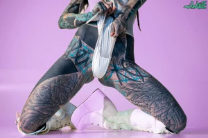 I have a suprise for you enjoy the latex crazy boots leather harness part 6