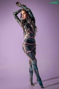 I have a suprise for you enjoy the latex crazy boots leather harness part 18