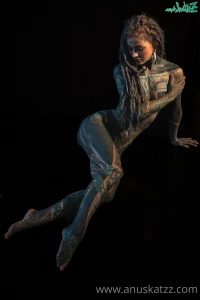 I have a suprise for you enjoy the latex crazy boots leather harness part 1