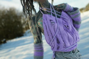 Sound on do you like my first knitting outfit i did all by myself out