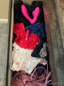 New toys and lacy little secrets just for you can t wait to show you