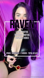 Raven note full lower price option on sub page bustanutters