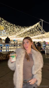 Winter fun i really like it when the city is decorated with garlands