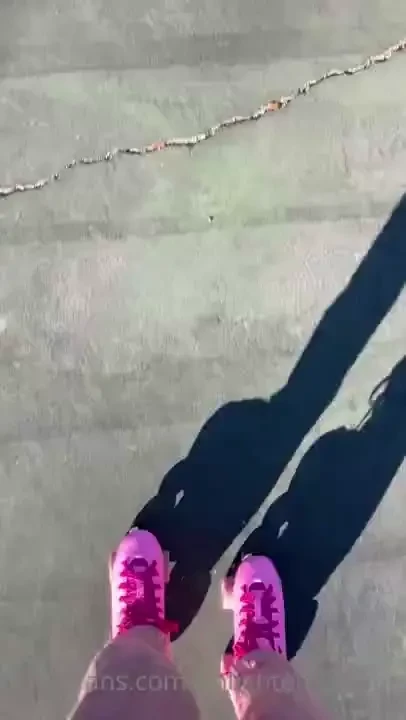 Did you see this clip of me flashing while skating this morning don t 