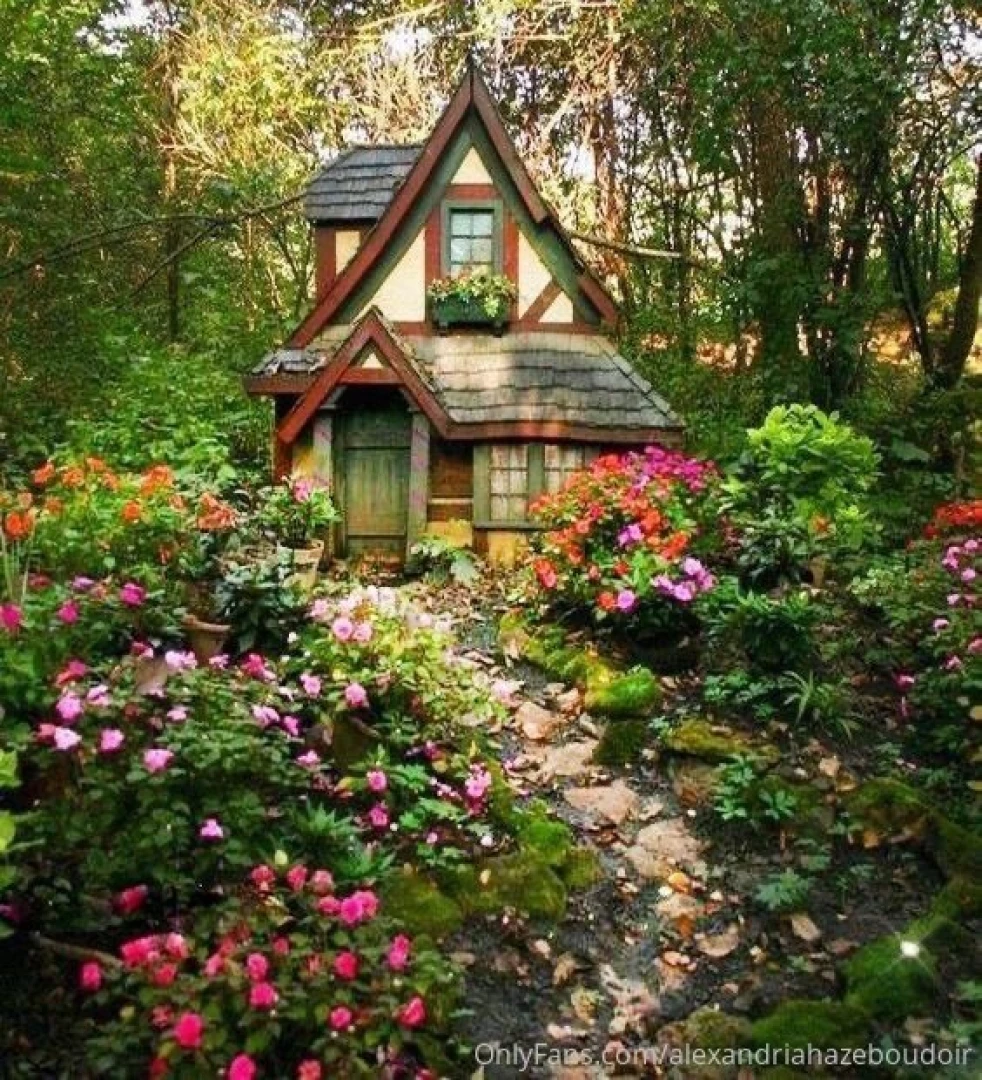 Life goals i just want a cute cottage in the woods preferably by a 