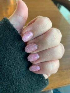 Fingers and toes done look how they glitter like diamonds part 2