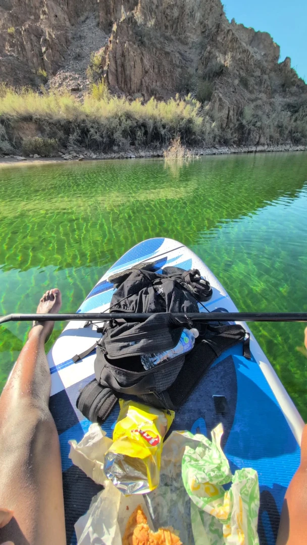 Went paddle boarding today i need a partner 