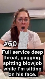 New video you ll absolutely love this one full service blow job while