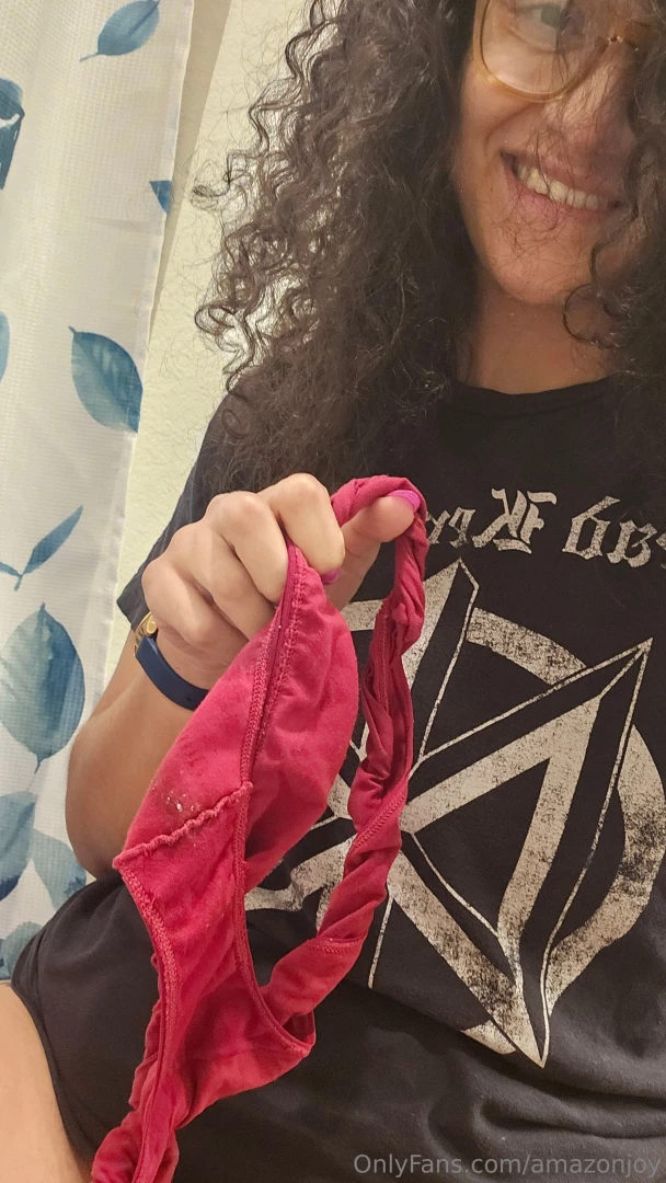 Cum filled panties are you licking or sniffing 