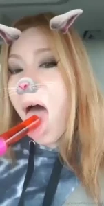 Bad kitty wants to lick