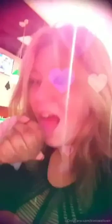 Lick a what at the bar 