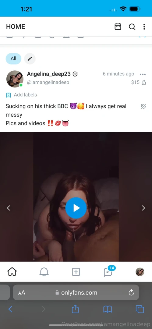 Https onlyfans com 1807331743 iamangelinadeep throating it is life go 